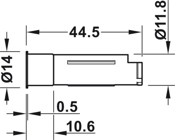 Häfele rörelsesensor belyning 3