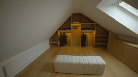 Walk in closet hos Björn Gustafsson