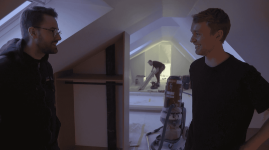 Walk in closet hos Björn Gustafsson